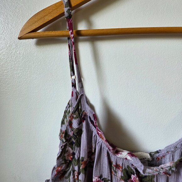 EUC NATURAL LIFE FLORAL LILAC TANK DRESS SIZE M - Picture 6 of 16
